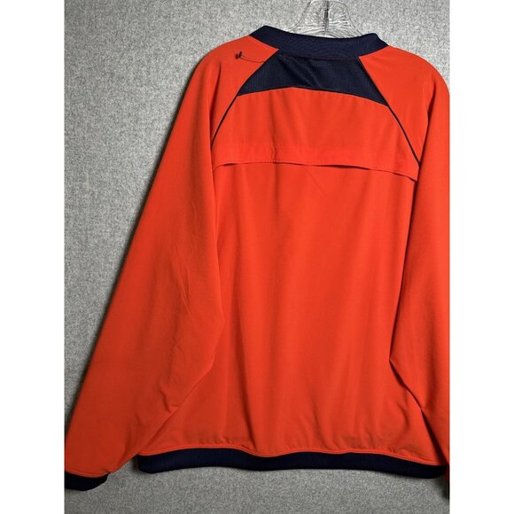 UNDER ARMOUR Auburn Tigers Mens XL Windbreaker V Neck Pullover War Eagle - Picture 3 of 16